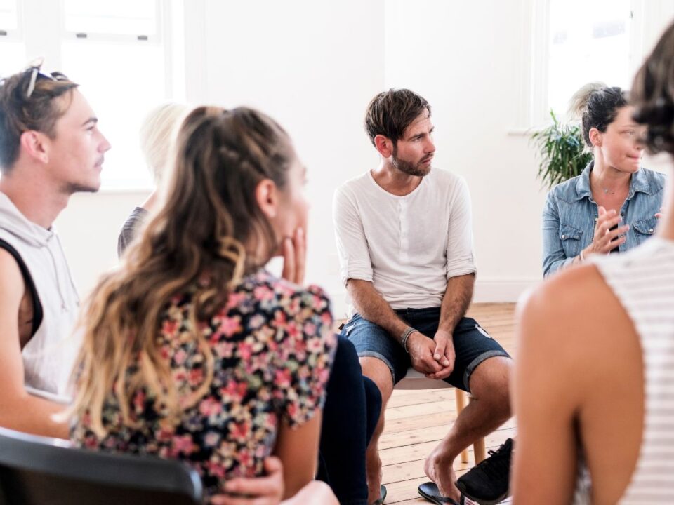 grupa podczas terapii